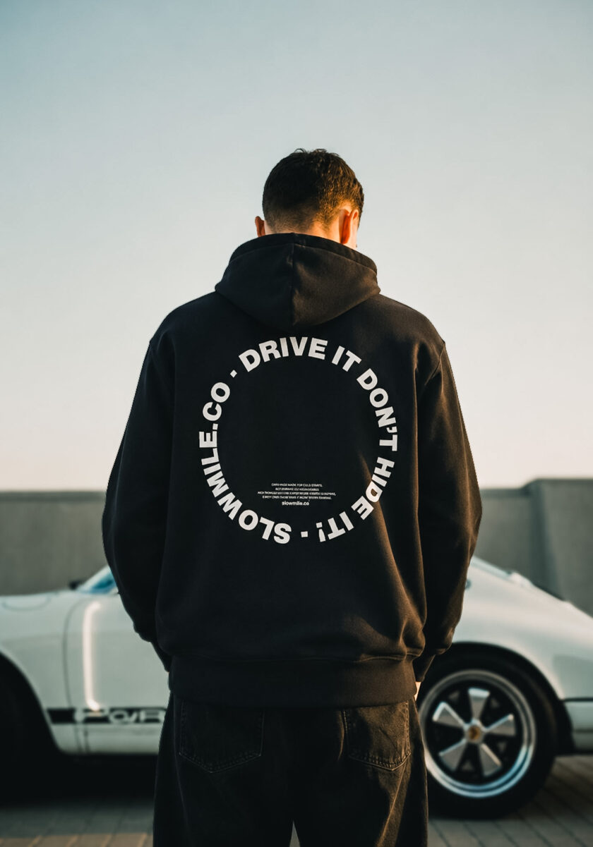 drive it don’t hide it! hoodie